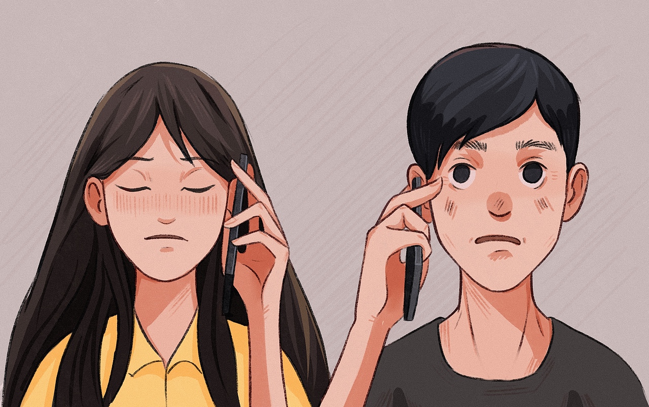 电话里面说的清楚吗？（图ZMzM0MzUwNjcy） - 创作习作 - 站酷设计师橙风破浪浪浪原创素材 - 站酷ZCOOL