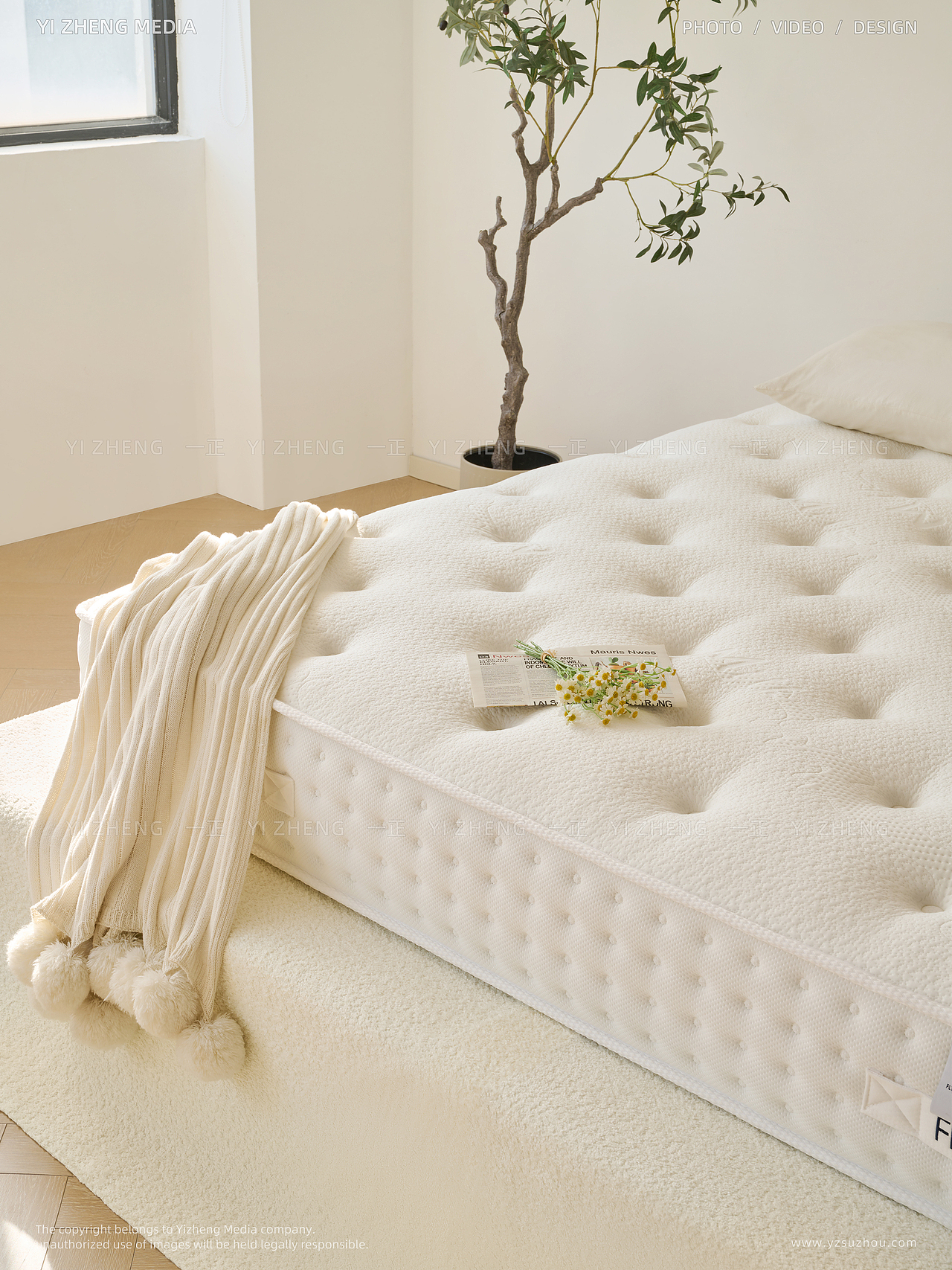 电商家具摄影 | 床垫全实景产品图拍摄 YIZHENG MEDIA