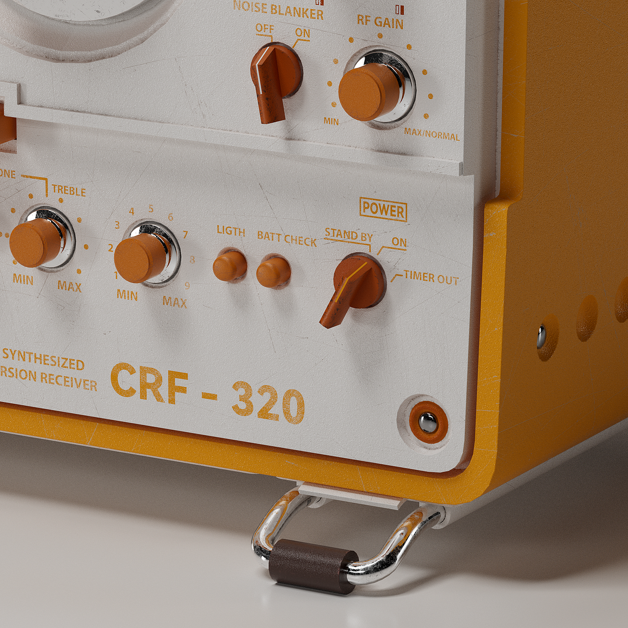 产品材质渲染练习：收音机