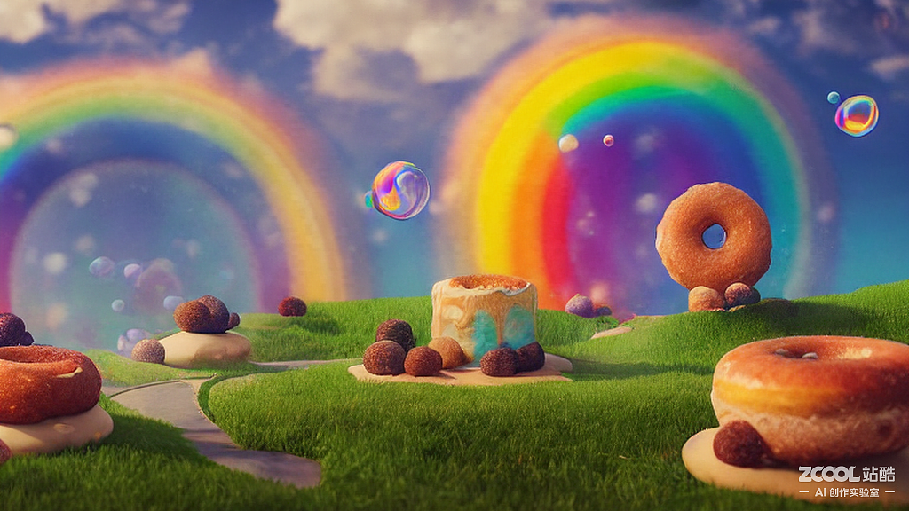 #AI创作实验室#【美食-虹之天堂】