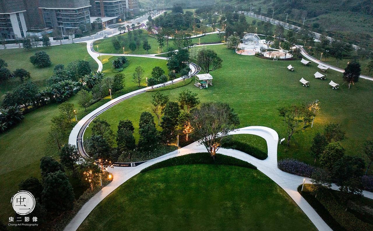 广州·和樾府中央公园（图ZMzQyODUwNzY4） - 环境/建筑摄影 - 站酷设计师Anciens原创素材 - 站酷ZCOOL