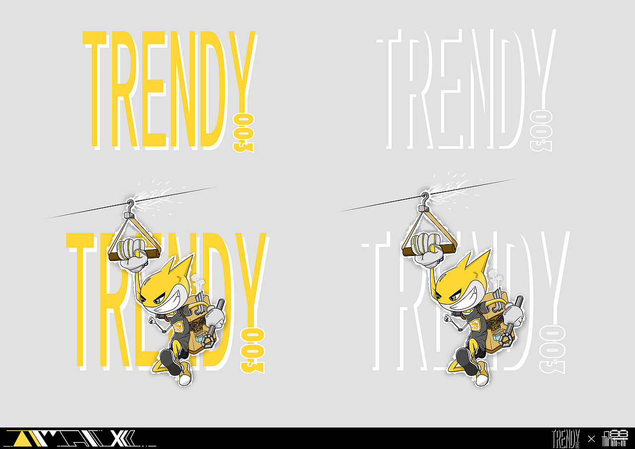 TRENDY003 X 杨楽楽 I 潮玩原料社区插画（图ZMzU4MzMwMDk2） - 商业插画 - 站酷设计师杨楽楽原创素材 - 站酷ZCOOL