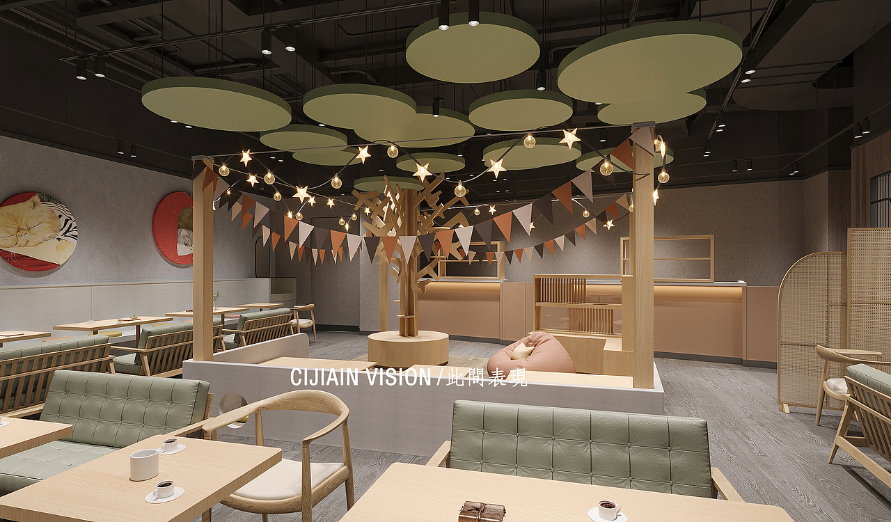 咖啡店（图ZMzY1OTY3MjIw） - 商业空间设计 - 站酷设计师此间视觉表现原创素材 - 站酷ZCOOL