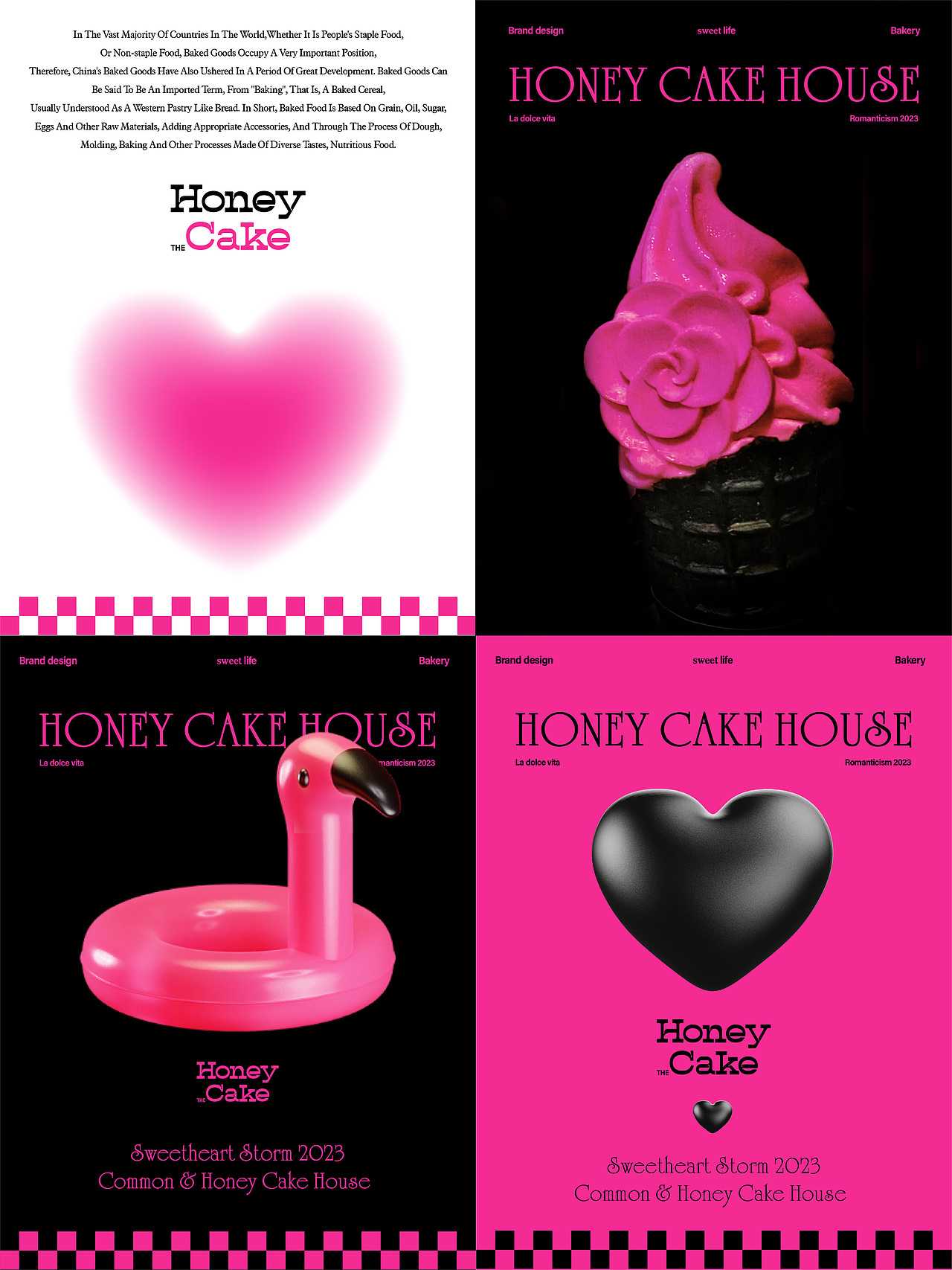 honey-cake甜心烘焙屋｜品牌全案设计（图ZMzQ2MDM2NDU2） - 品牌 - 站酷设计师暴力的小肉丸子原创素材 - 站酷ZCOOL