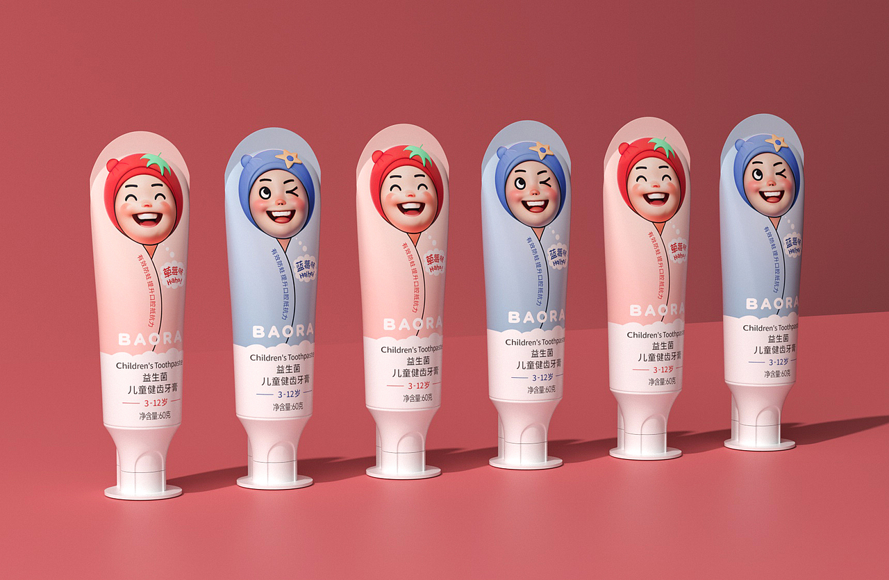 BAORA儿童牙膏--守护孩子的甜美笑容