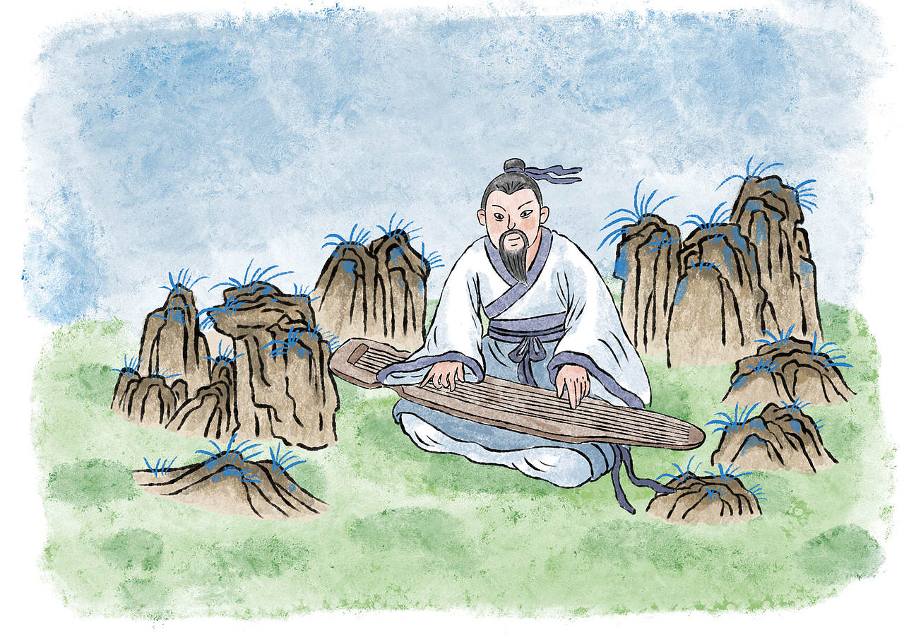 【古风插画】四川教育出版社-国学古诗词项目-合集2