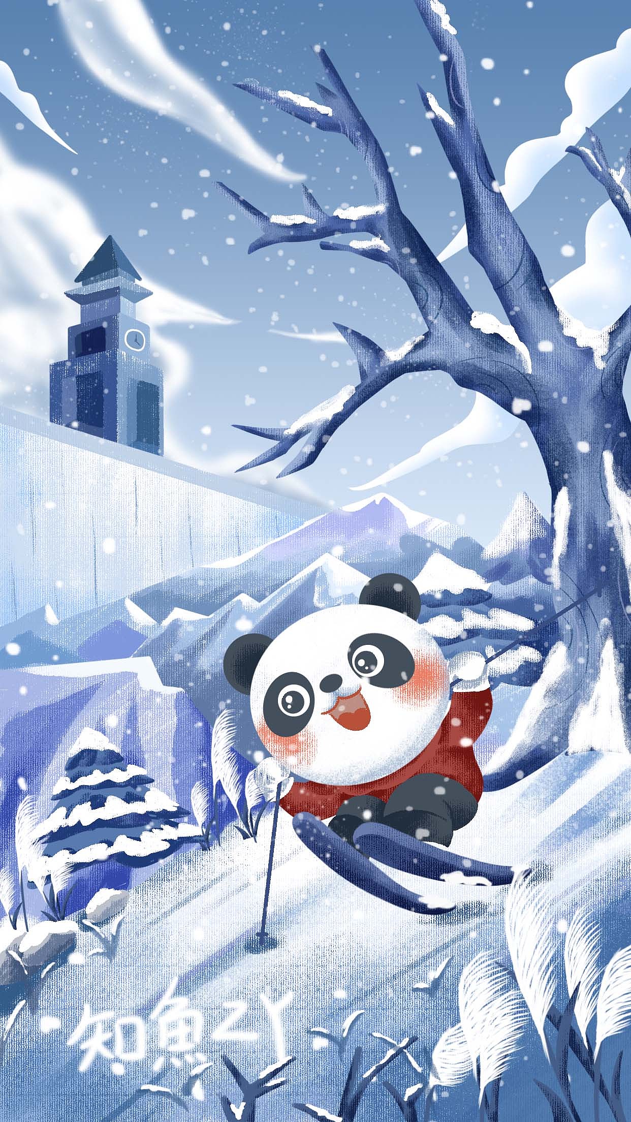 我的四季插画（图ZMjk5ODc2MDEy） - 商业插画 - 站酷设计师空情原创素材 - 站酷ZCOOL