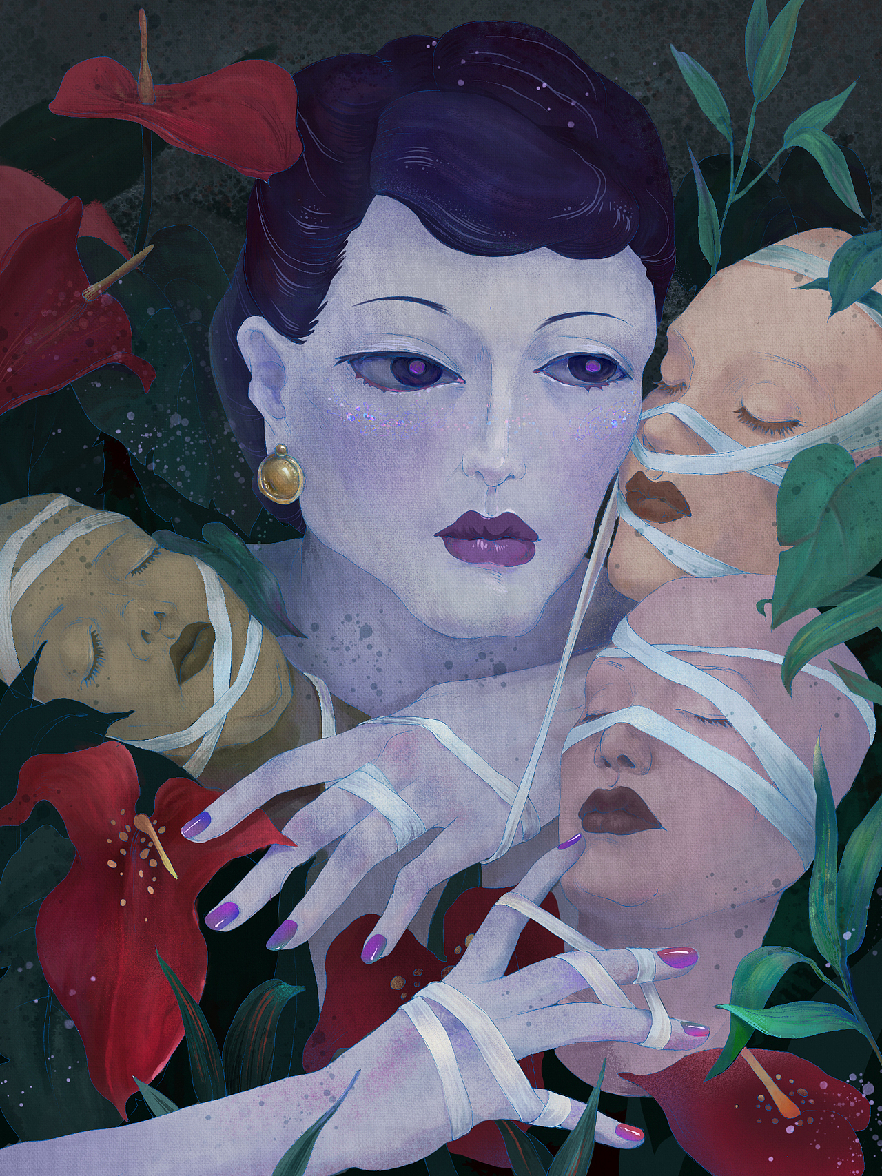 【 巫 】｜ 插画设计（图ZMjk2OTg4ODgw） - 艺术插画 - 站酷设计师纹焘原创素材 - 站酷ZCOOL