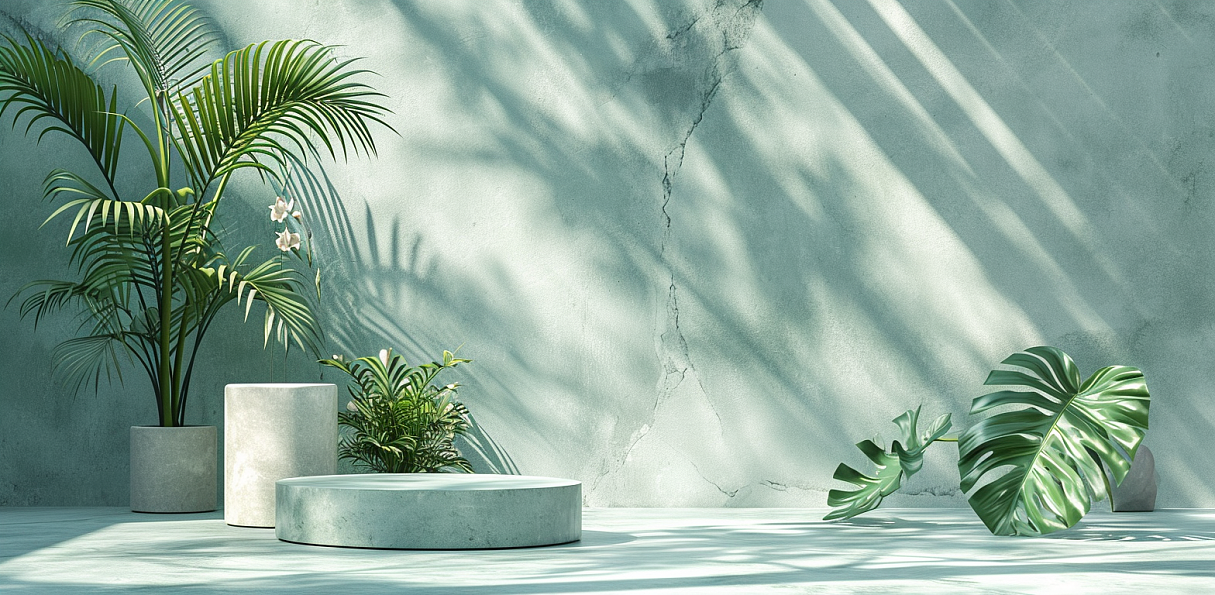 AI电商绿植展台