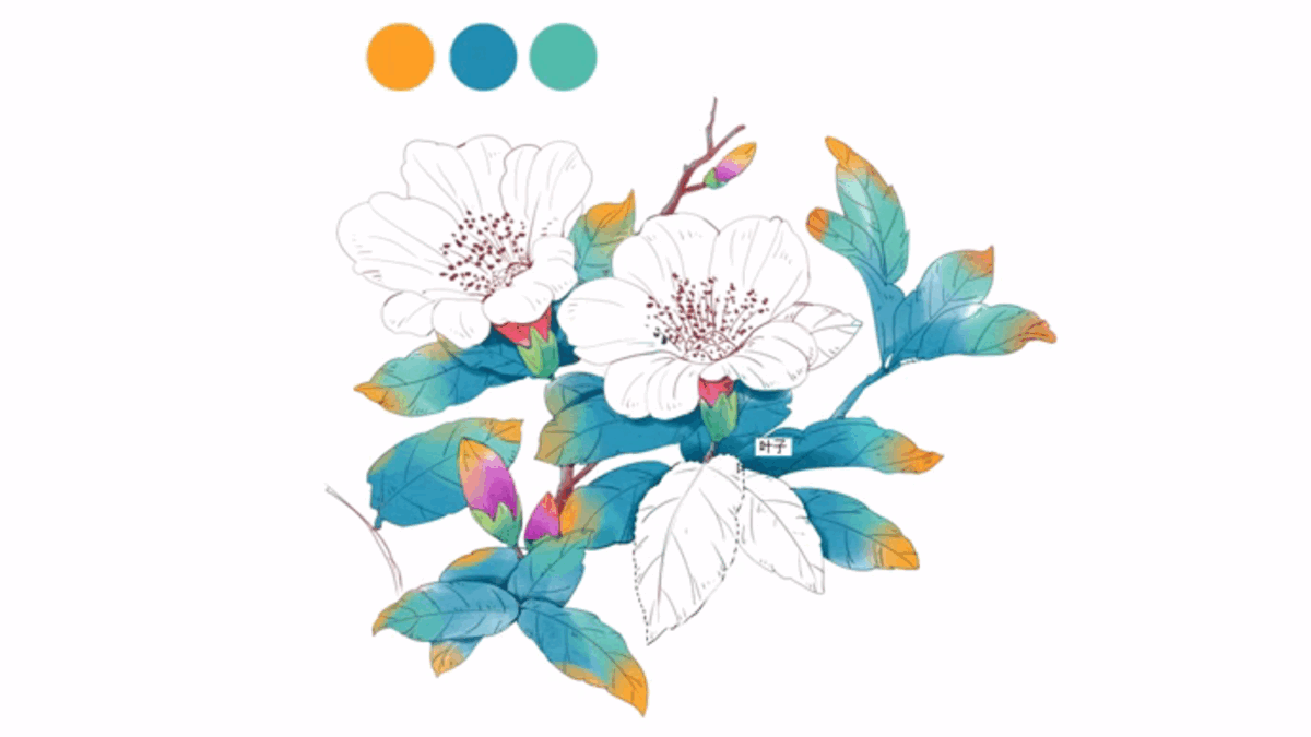 化妆品包装设计-花香沐浴露包装设计