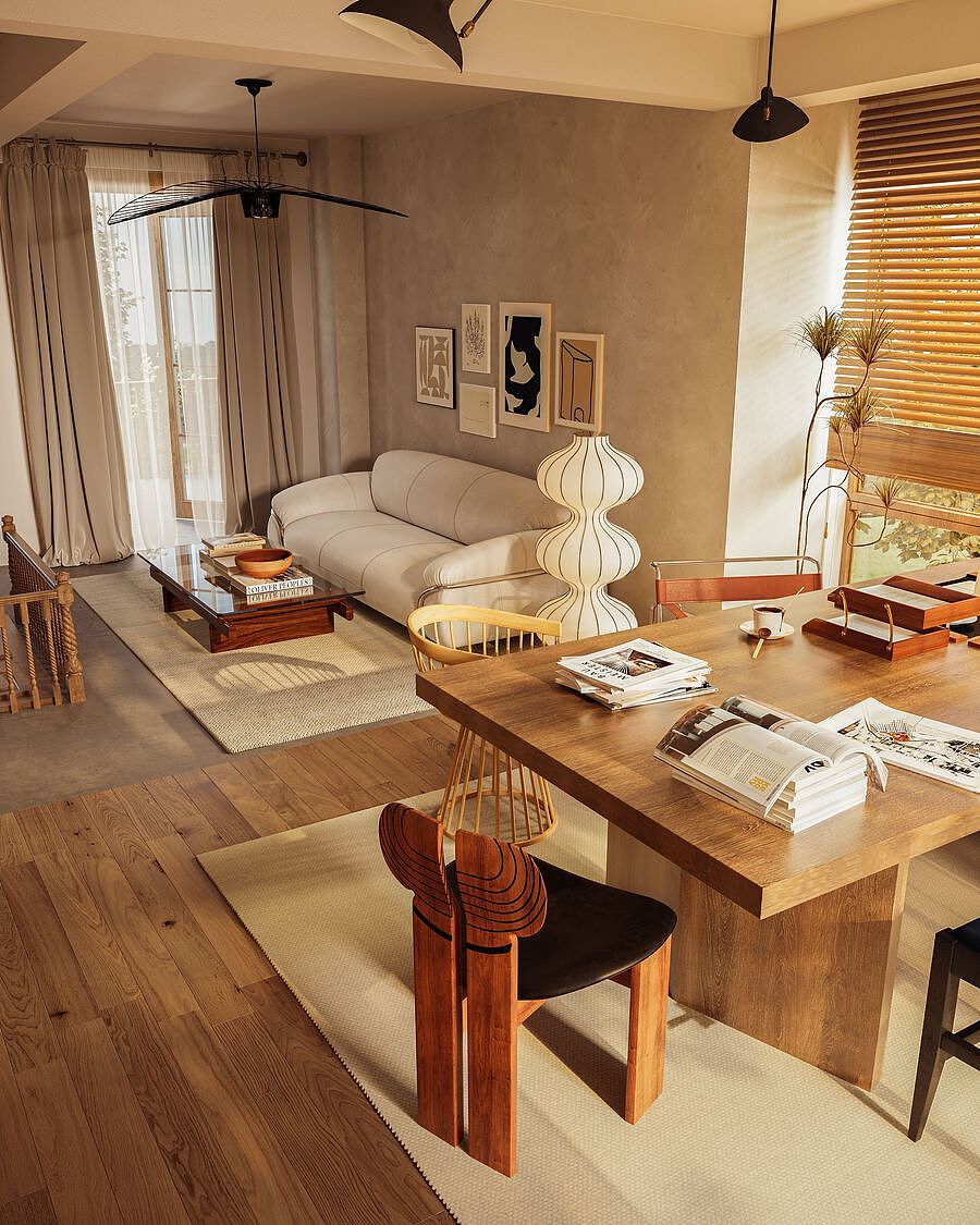 原木风家装（图ZMzQ0NDk2OTQ0） - 家装设计 - 站酷设计师Z424603806原创素材 - 站酷ZCOOL