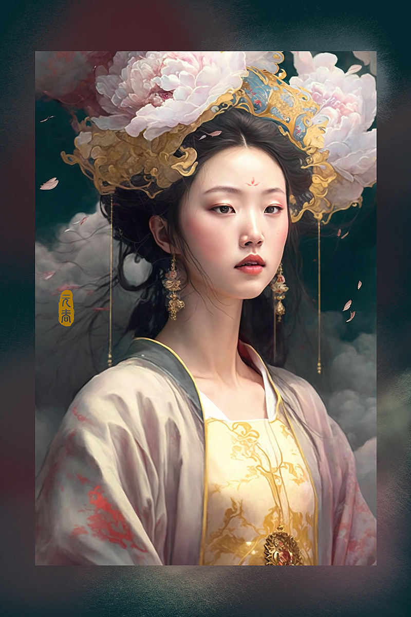 用Ai致敬经典——《红楼梦》金陵十二钗（图ZMzM4MDA3Mjcy） - AI作品 - 站酷设计师靳思JS原创素材 - 站酷ZCOOL