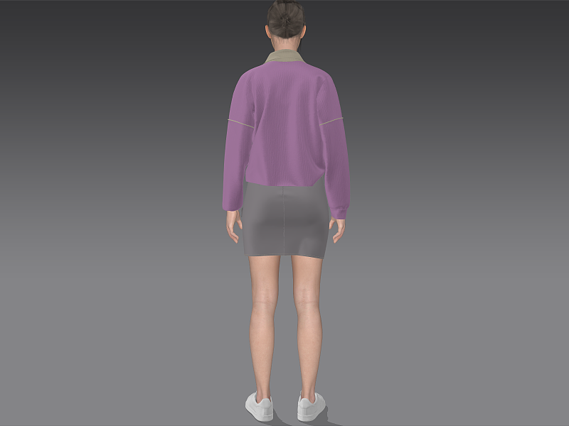 虚拟服装-Polo+短裙（by MD）（图ZMzM4ODM1NDM2） - 人物/生物 - 站酷设计师已逝的鱼原创素材 - 站酷ZCOOL