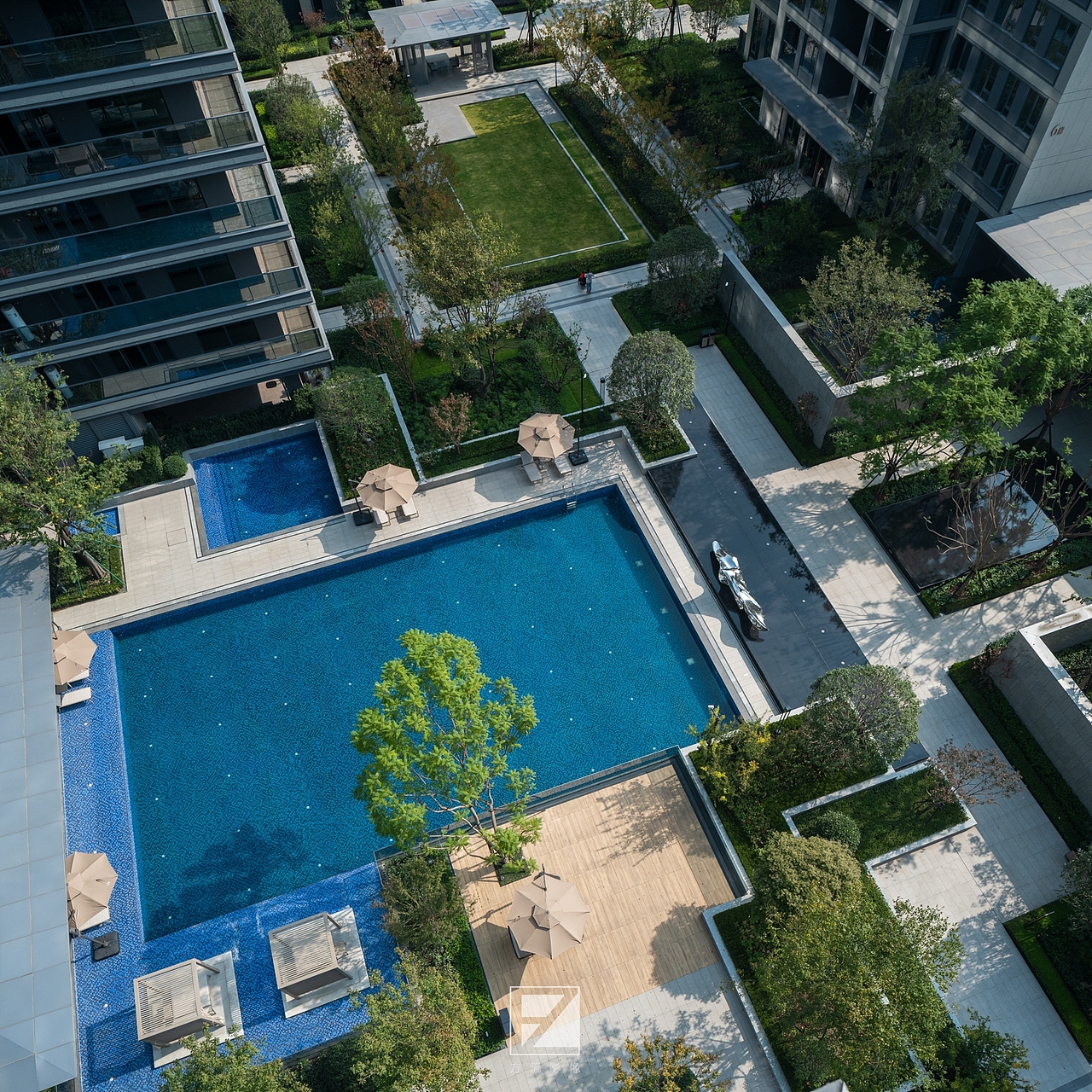 【上海方筑影像】--成都凤起籣庭住宅大区景观（图ZMzI0MTI3NDQ4） - 环境/建筑摄影 - 站酷设计师上海方筑影像原创素材 - 站酷ZCOOL