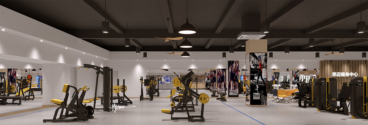 健身房设计||生命不息，运动不止