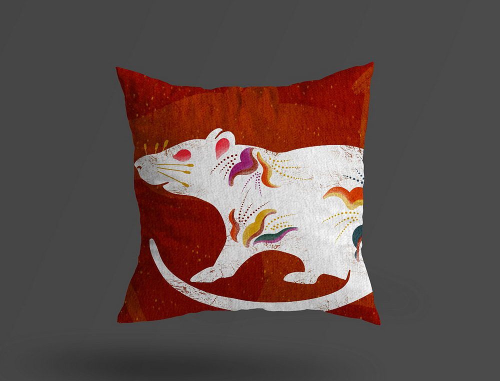 十二生肖肌理國風(fēng)紋樣插畫（下）雞狗豬鼠?；ⅲ▓DZMzI2MDAzOTQ4） - 創(chuàng)作習(xí)作 - 站酷設(shè)計師視覺知原創(chuàng)素材 - 站酷ZCOOL