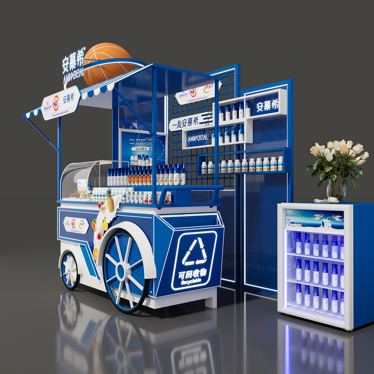 安慕希菲律宾小展台（图ZMzYyNzAyMTI4） - 展陈设计 - 站酷设计师LT741原创素材 - 站酷ZCOOL