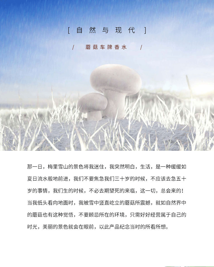 研咫有味原创车载蘑菇车牌香水