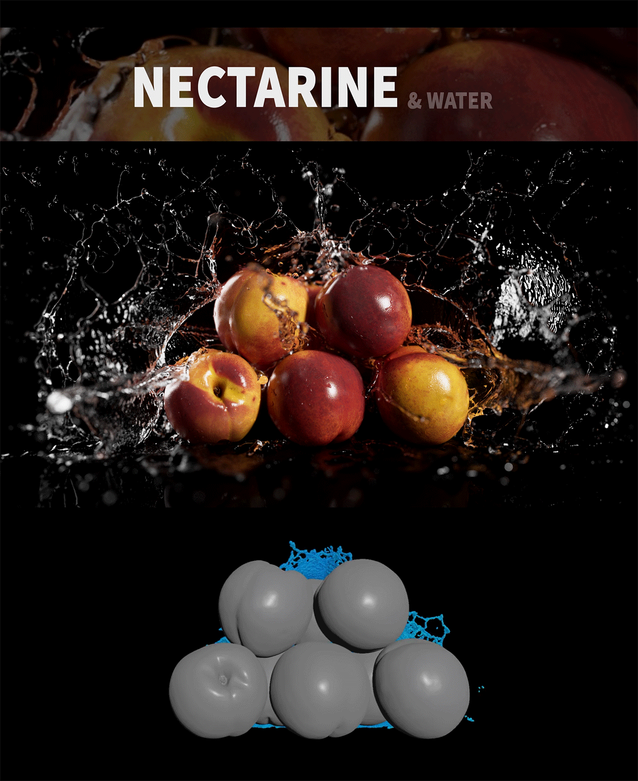 【Water&Fruit】小规模水模拟/流体特效超写实挑战