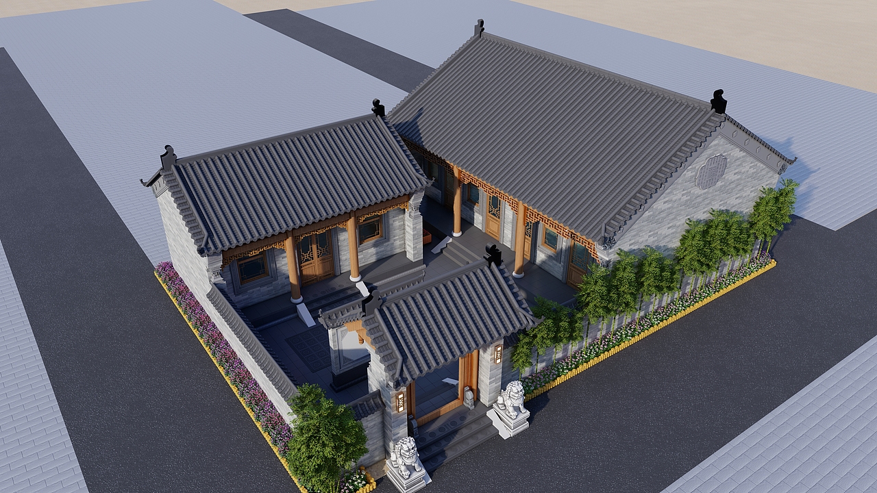 新中式合院-小面积