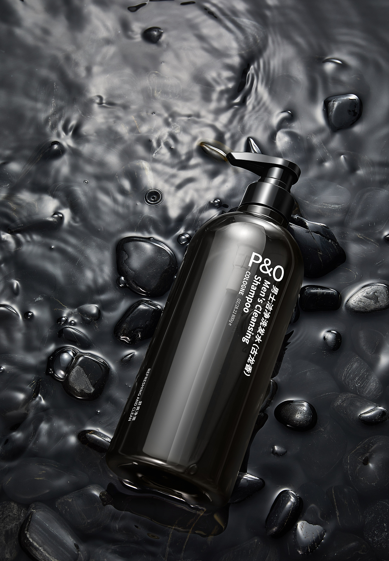P&O男士洁净洗发水（图ZMjk5NzEwMTA4） - 产品摄影 - 站酷设计师张赫1原创素材 - 站酷ZCOOL