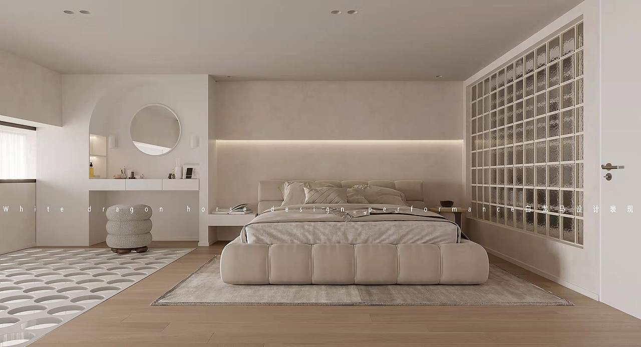 诧寂风格——白龙马效果图