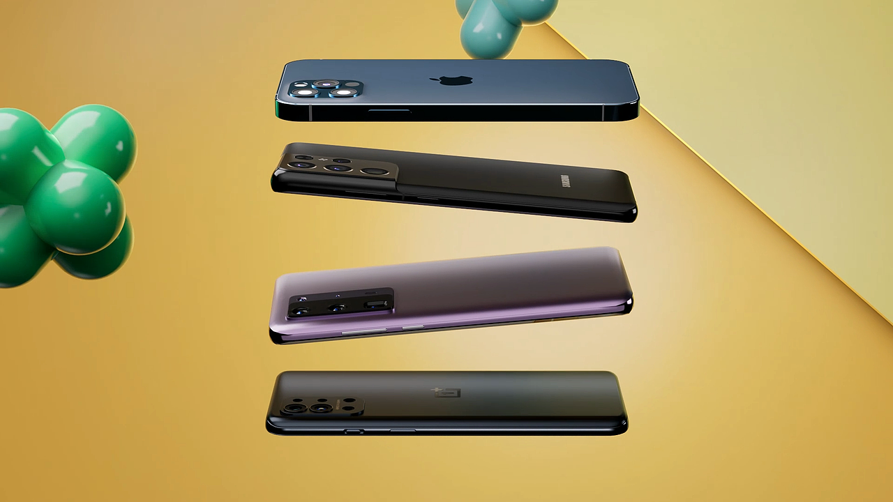 多款手机质感表现渲染动画