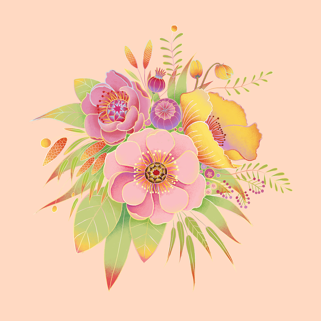 插画合集（图ZMzM4ODU4MDA4） - 商业插画 - 站酷设计师呼噜小吧原创素材 - 站酷ZCOOL