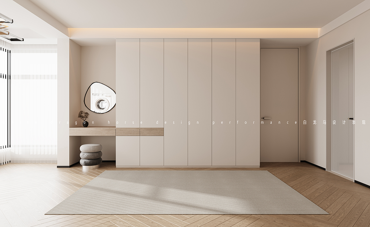 现代客餐厅-白龙马效果图