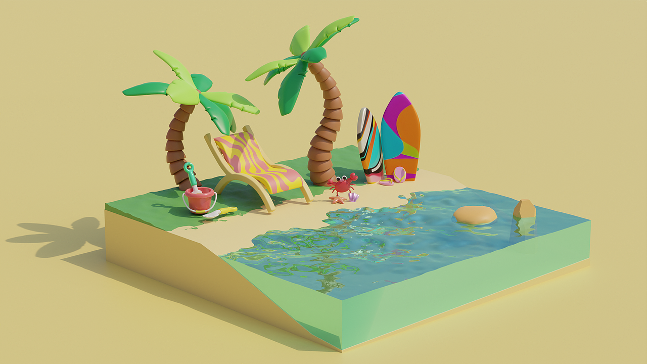 Blender春日创作打卡挑战-05 小螃蟹（图ZMzM2NjM5NDY0） - 其他三维 - 站酷设计师FTIAN2333原创素材 - 站酷ZCOOL