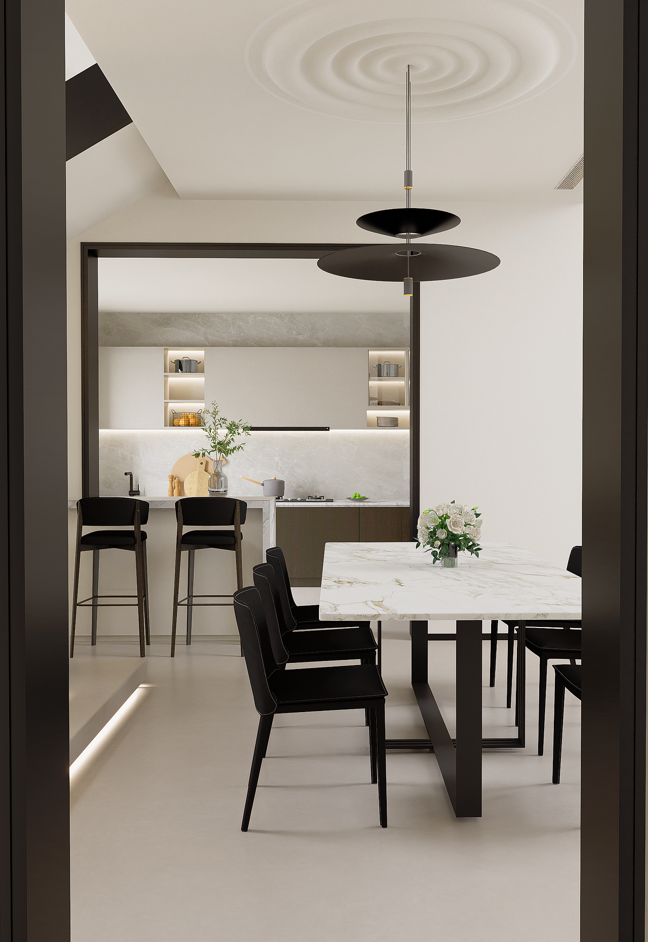 现代风格别墅客厅