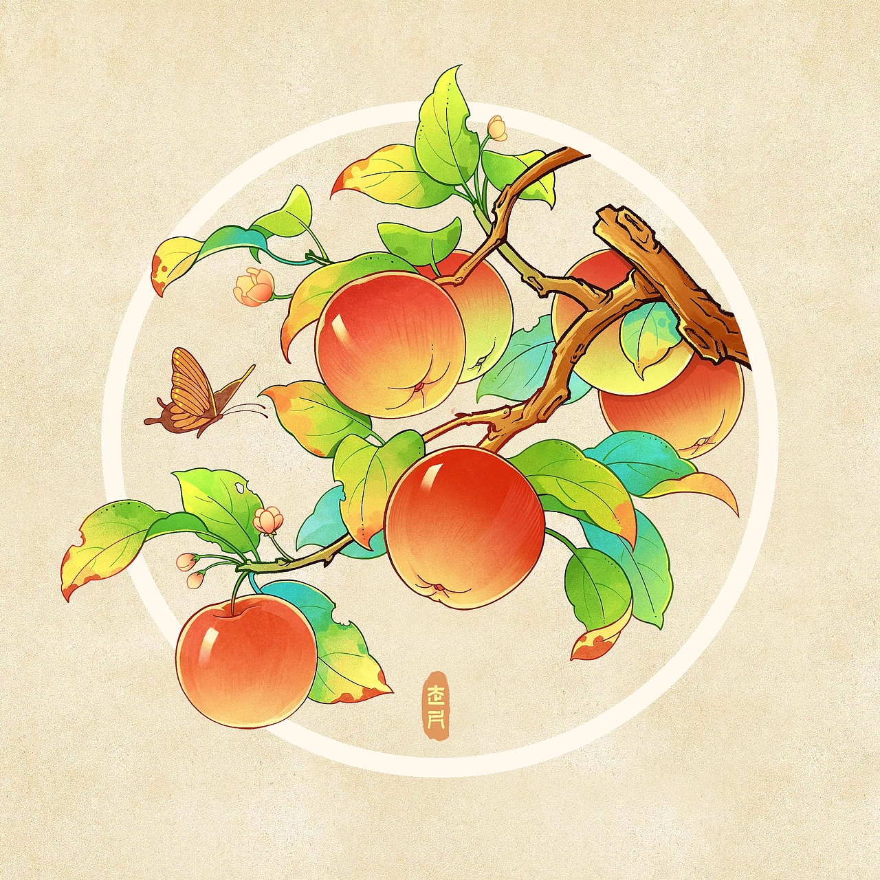 水果插画习作（图ZMzUzODU1NTUy） - 创作习作 - 站酷设计师走尺原创素材 - 站酷ZCOOL