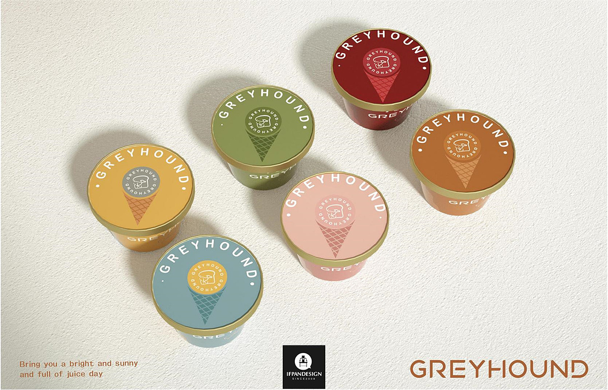 小猎犬面包 x 潘艺夫团队 | 冰激凌包装设计