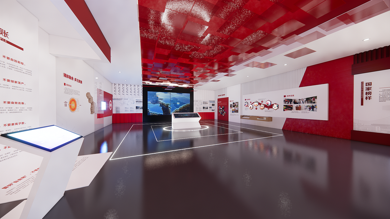 展厅练习（图ZMzY4OTM4MzI4） - 展陈设计 - 站酷设计师一陈怪兽一原创素材 - 站酷ZCOOL