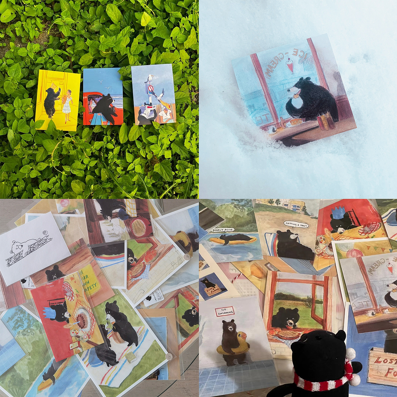 2023拍的第一张和最后一张产品图。以及两位友友的明信片返图❤️
