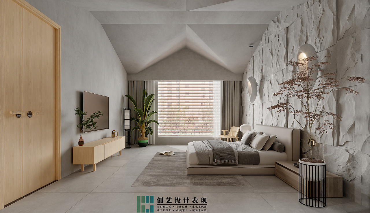侘寂风·（图ZMjk2NDcyMDgw） - 家装设计 - 站酷设计师创艺设计空间表现原创素材 - 站酷ZCOOL