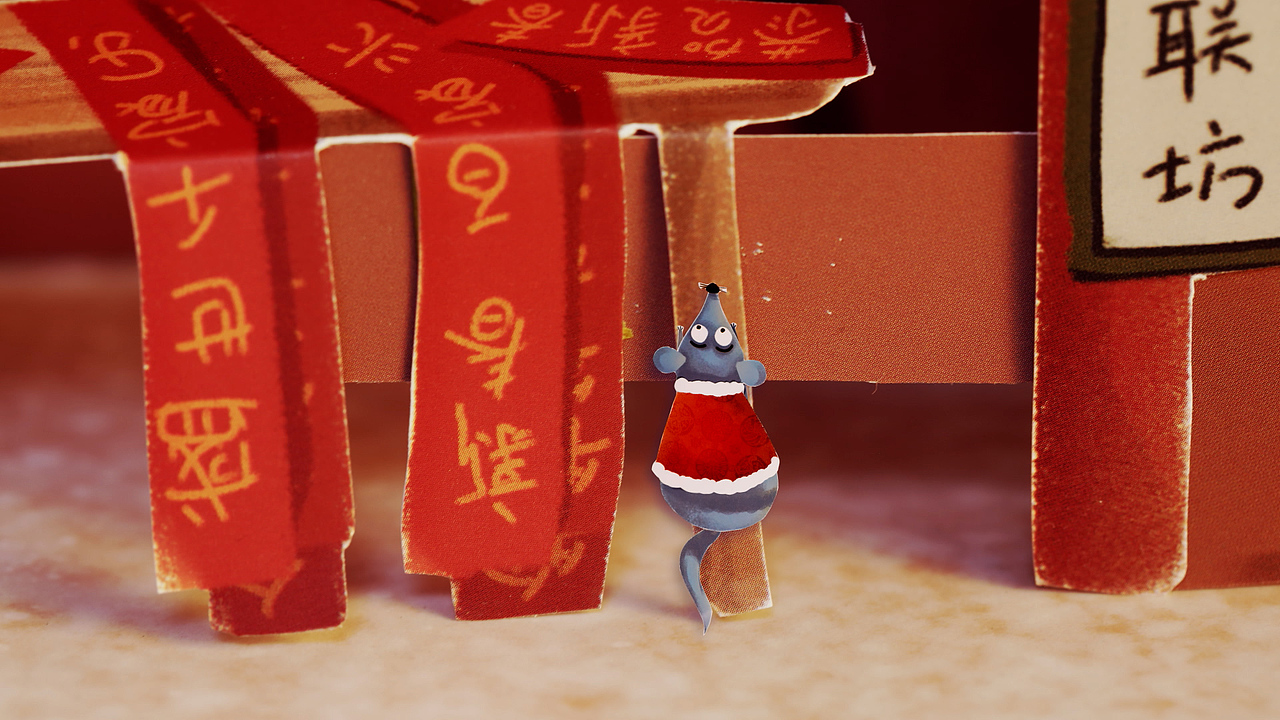 少儿频道《鼠年贺岁》风格类宣传短片（图ZMzEyMjg4MzQw） - 宣传片 - 站酷设计师FayeArt原创素材 - 站酷ZCOOL