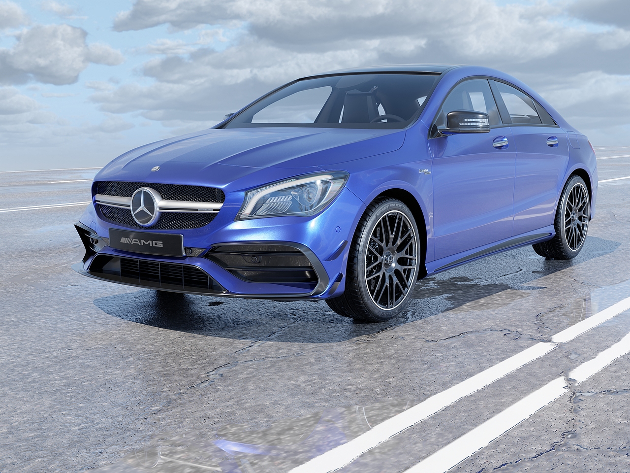 Blender渲染 AMG Cla45