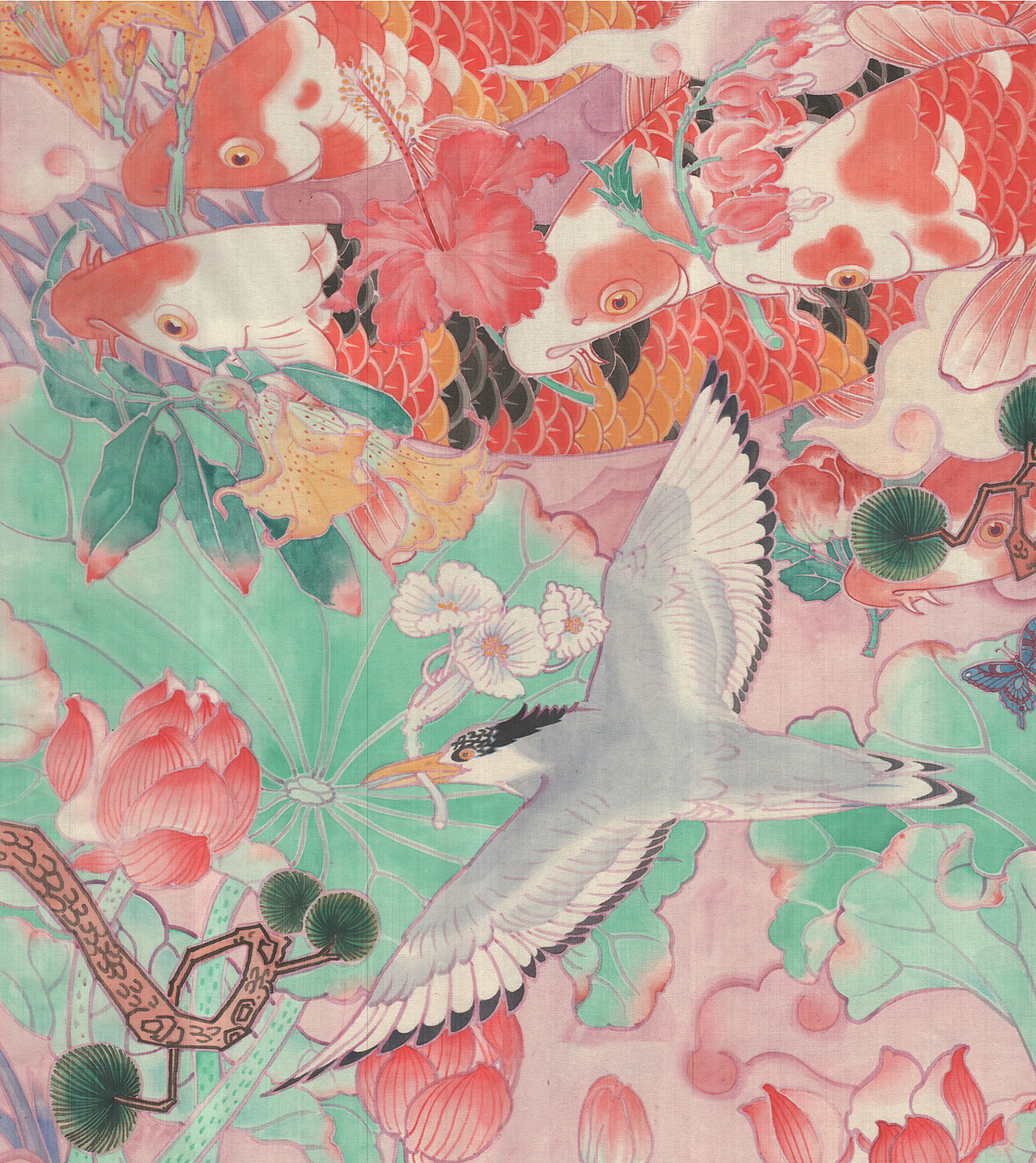 国潮工笔|《江海寄余生》（图ZMzQzMjAyODI0） - 商业插画 - 站酷设计师Art张文学原创素材 - 站酷ZCOOL