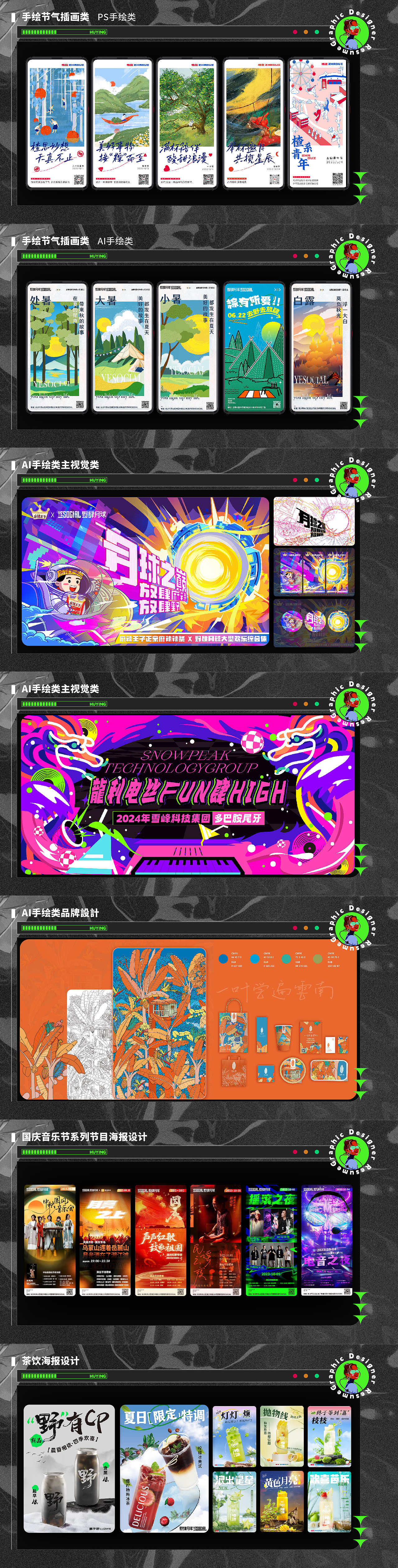 2024年简历作品集（图ZMzYzNTcyNzA0） - 海报 - 站酷设计师是颖子呀原创素材 - 站酷ZCOOL