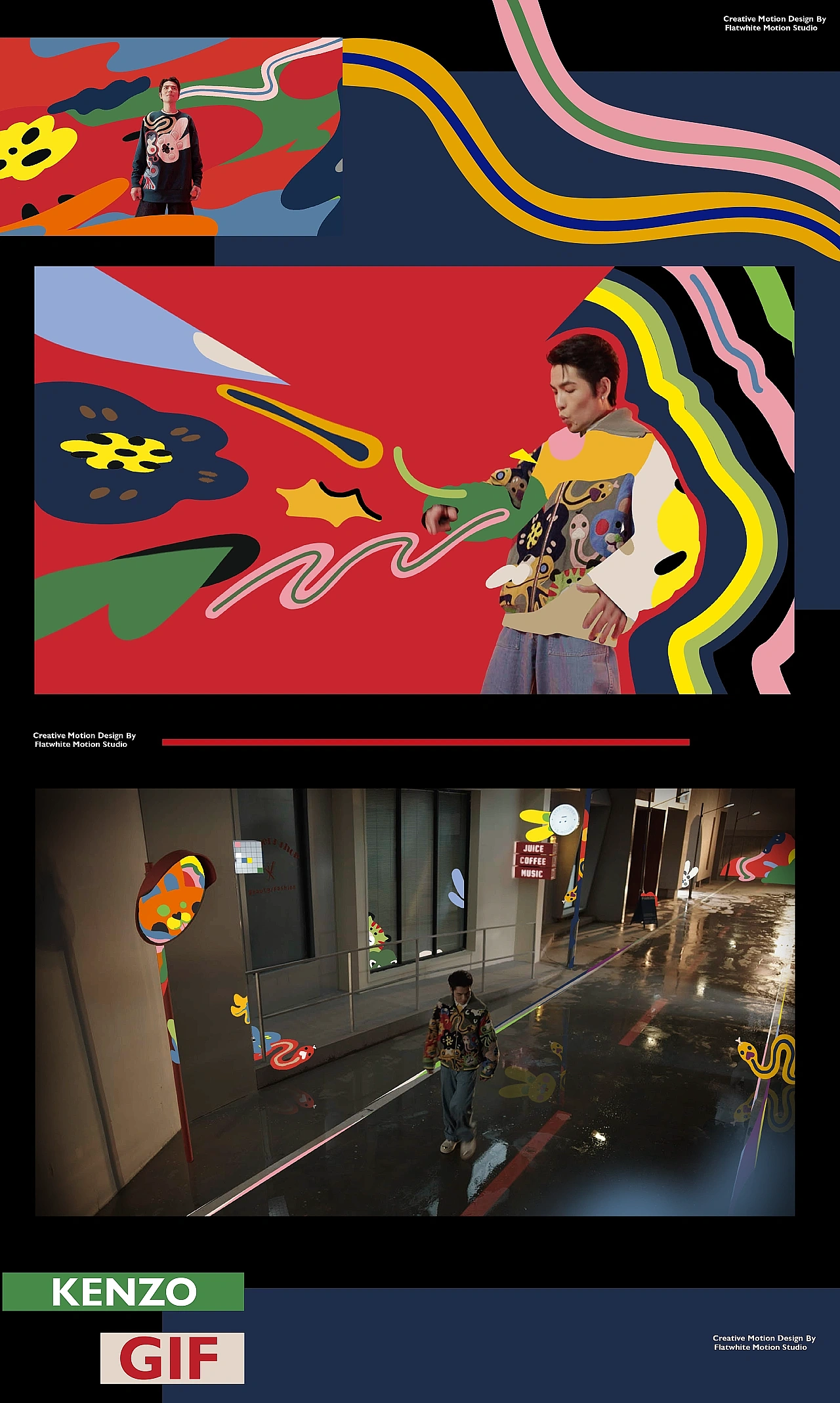 KENZO*萧敬腾（图ZMzI3OTc3OTU2） - Motion Graphic - 站酷设计师FlatwhiteMotion原创素材 - 站酷ZCOOL