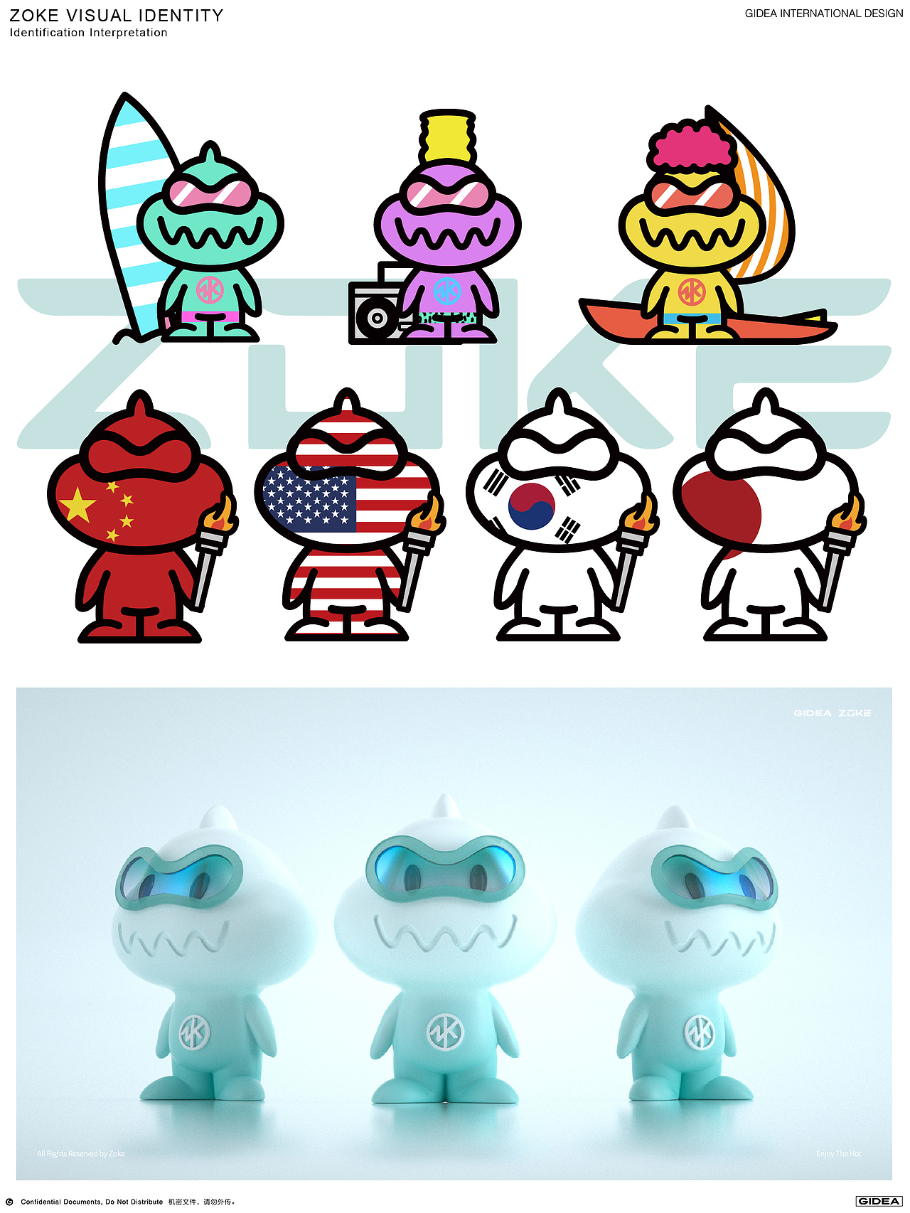 大白鲨是最为人类所熟悉的鲨鱼种类,而其体型庞大、外表皙白,又与暖男“大白”相呼应,完美契合ZOKE以女性儿童为主的消费群体。大白鲨+大白的双重特性,打造专属ZOKE的品牌超级IP生命力,强化“大白鲨”IP人设定义,提升ZOKE品牌沟通力和识别资产。