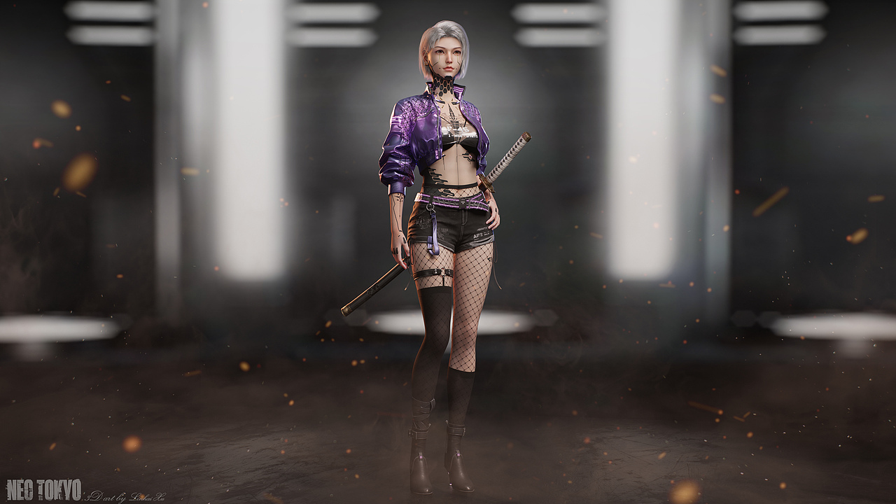 Akiko "Blade" Nakamura（图ZMzU0MTEyNTQw） - 人物/生物 - 站酷设计师徐林海原创素材 - 站酷ZCOOL
