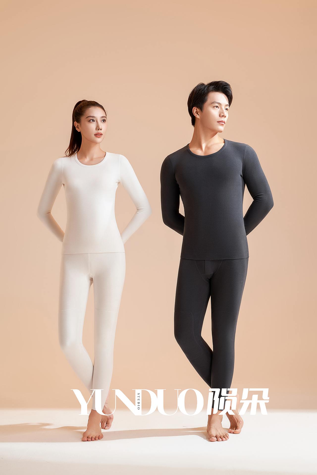 聚衣堂保暖拍摄 保暖套装拍摄 舒适保暖拍摄