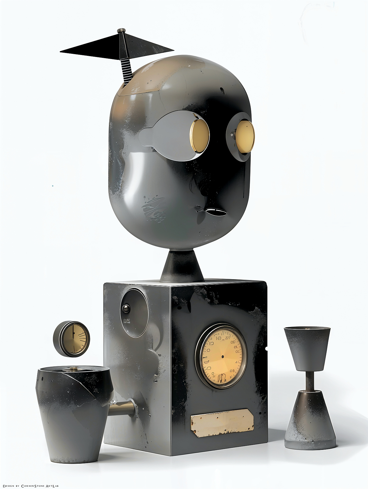 Abstraction🤖 抽象主义机器人（图ZMzYyNTczNTg4） - IP形象 - 站酷设计师墙角石设计工作室原创素材 - 站酷ZCOOL