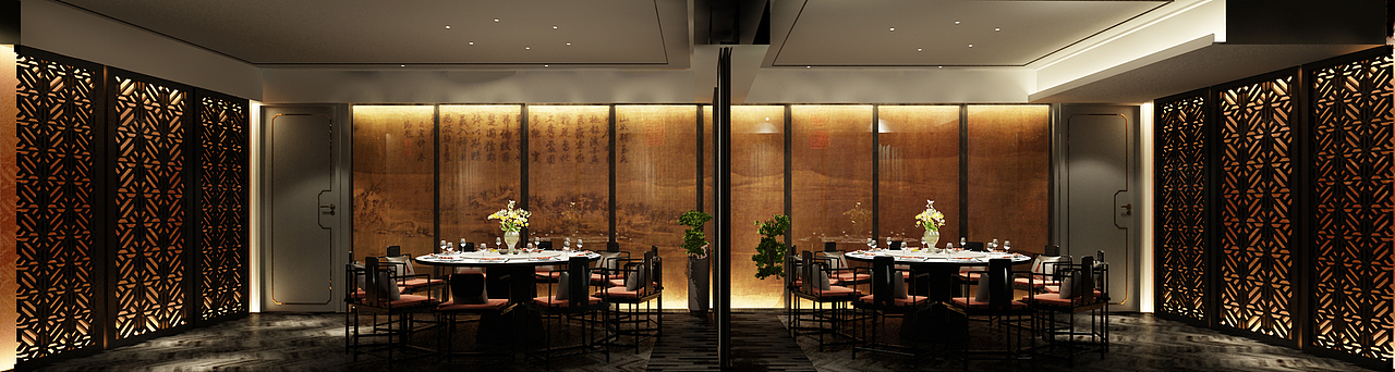 万福宴中餐--沉浸诗意(图ZMjk4Njk4MzUy) - 酒店餐饮设计 - 站酷设计师5DD空间设计原创素材 - 站酷ZCOOL