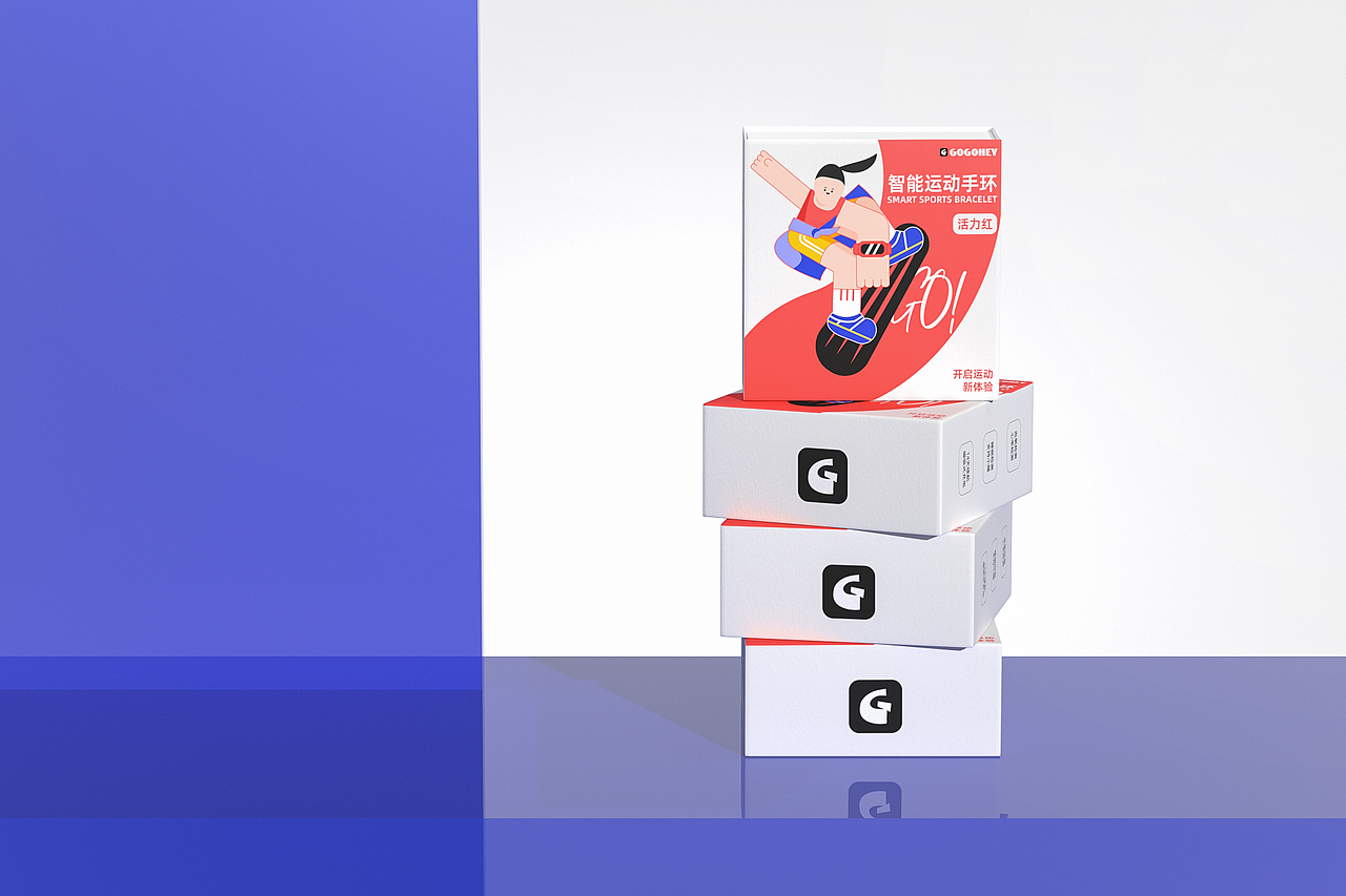 GOGOHEY智能运动手环系列（图ZMzEwNDQyNTA4） - 包装 - 站酷设计师阿点Adian原创素材 - 站酷ZCOOL
