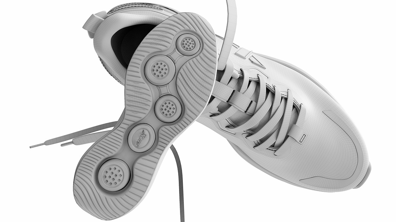 【模型 】2021年4月的鞋子建模材质项目