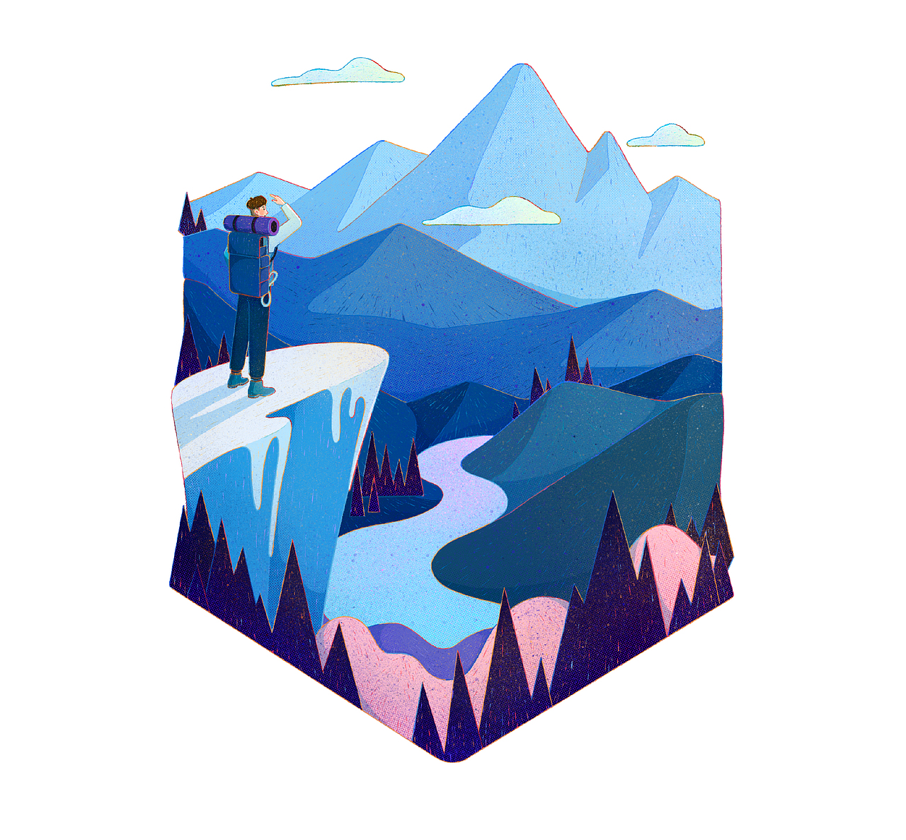 Cross River书籍插画（图ZMzcwNTE1NDU2） - 商业插画 - 站酷设计师由然工作室原创素材 - 站酷ZCOOL