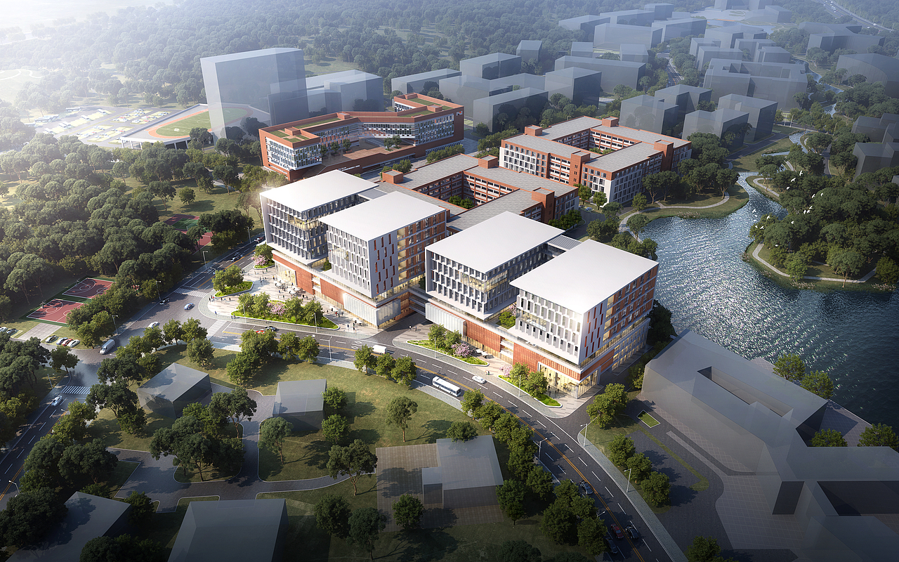 建筑室外效果图（图ZMzY2NDA2Mjg0） - 建筑/空间 - 站酷设计师ASK_GZ原创素材 - 站酷ZCOOL